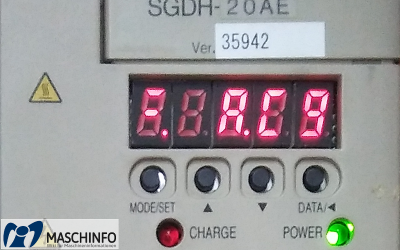 Alarmcode AC9 an einem Yaskawa Servopack SGDH-20AE